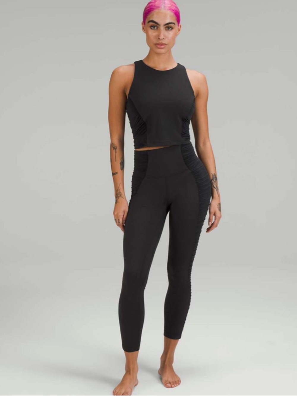 lululemon athletica Align High-Rise Ruched 25" Legging - Black